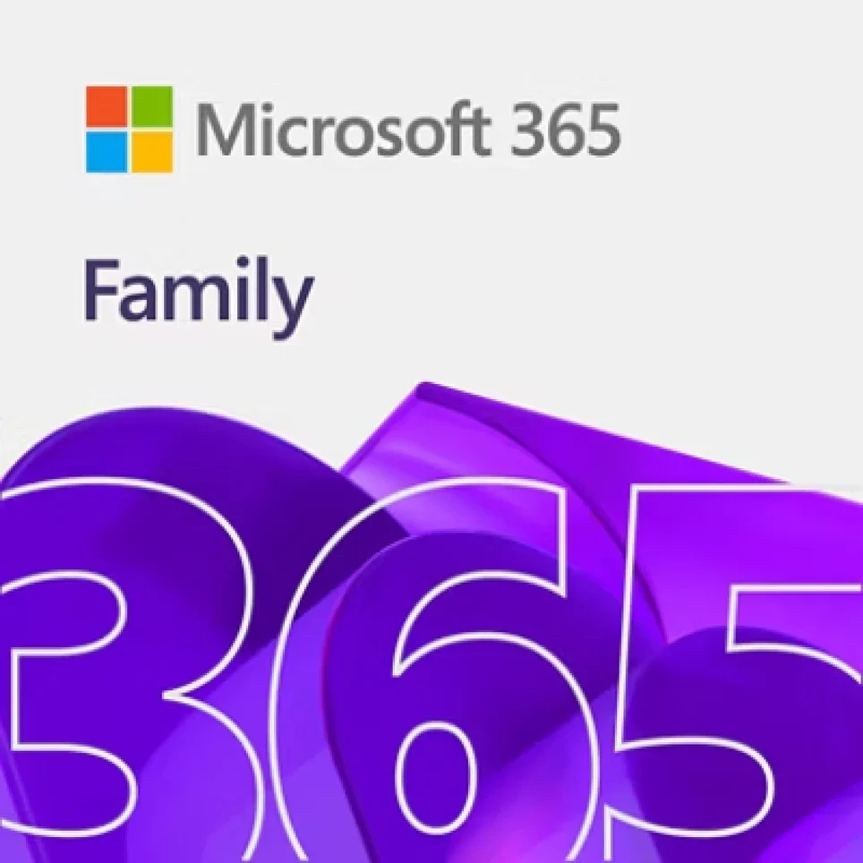 Microsoft 365 Family with Copilot for 6 Users (1 Year)